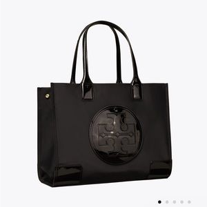 Tory Burch Large Ella Nylon Tote Bag Black
